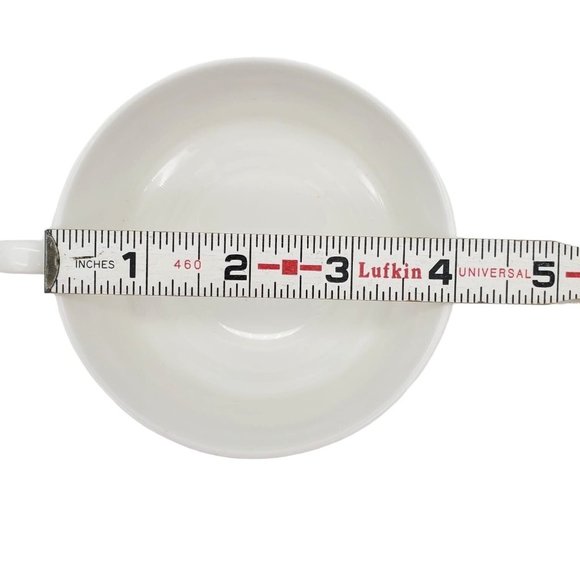 Set of Two Lenox Uptown Cream Soup Bowls, 2 Handles 4" Replacement - Picture 3 of 4